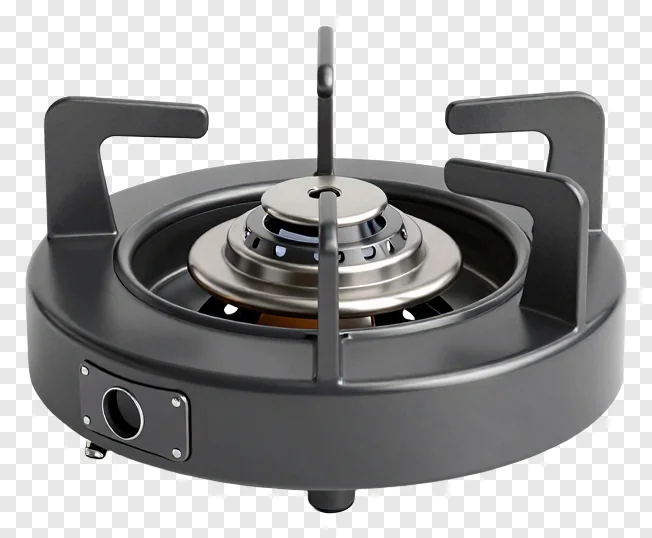 A black dhunuchi burner with a metallic burner head and side handles.