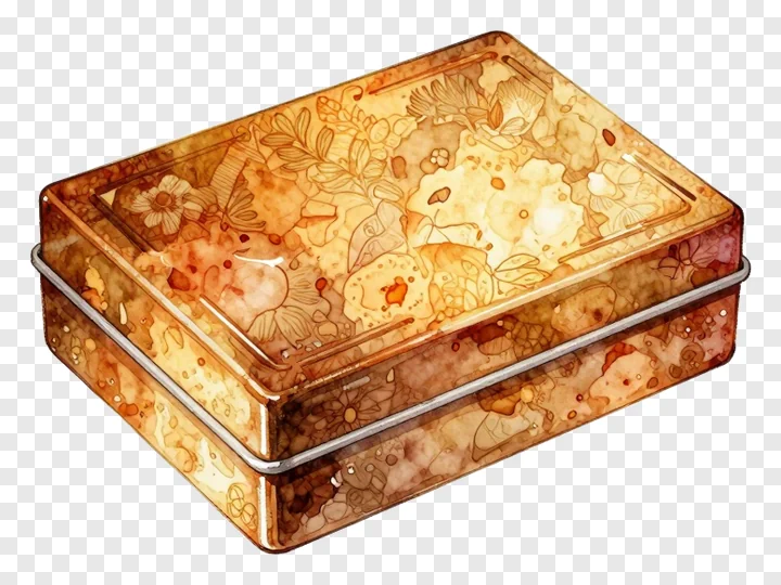 A decorative bronze sindoor box with floral designs.
