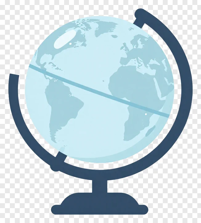 A glass globe on a stand.