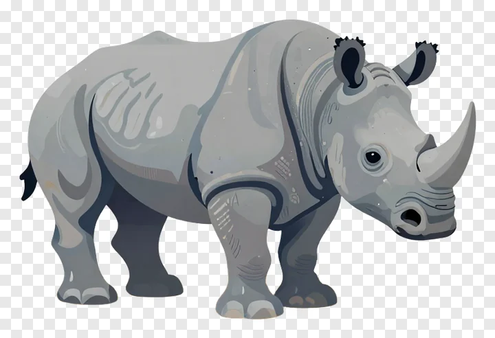 A gray rhino walking on a muddy path.