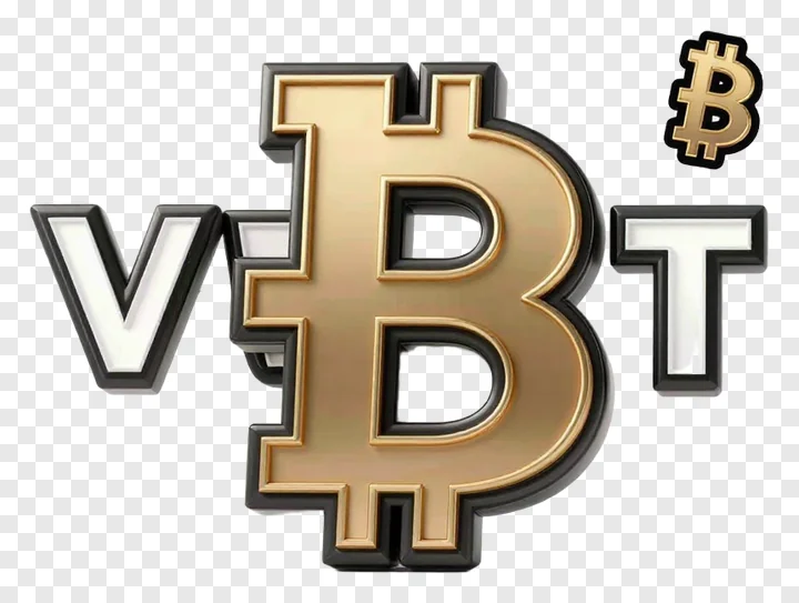 3D logo with letters VBT and Bitcoin symbol for festival name.