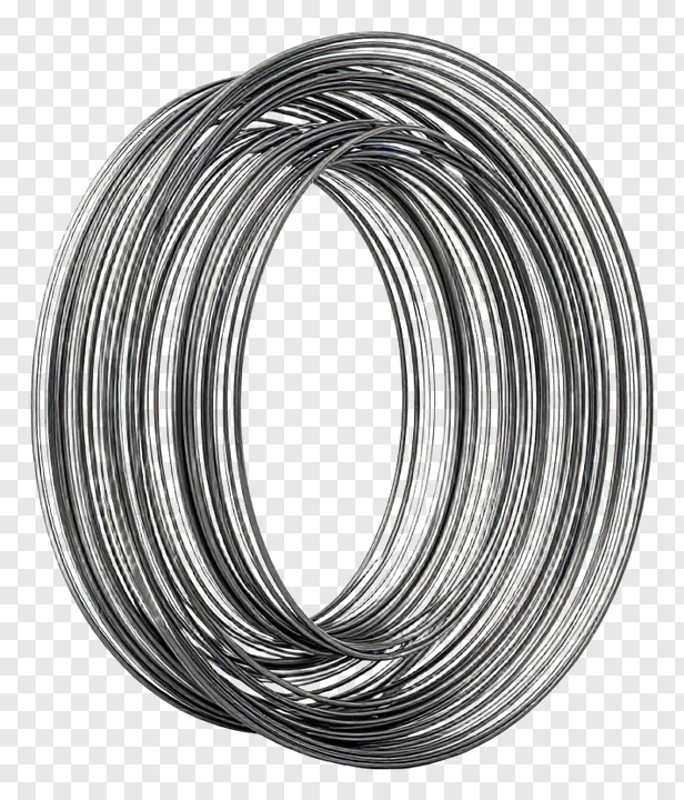 Concentric metallic lines forming a circular abstract pattern.