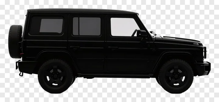 Black SUV vehicle silhouette outline