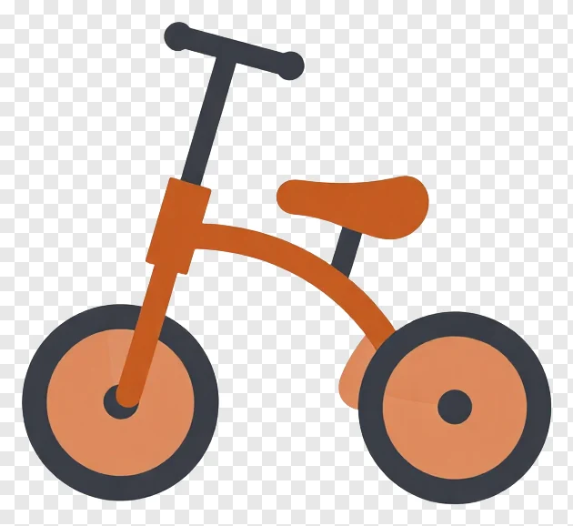 Stylized cargo tricycle loaded with clay pots.