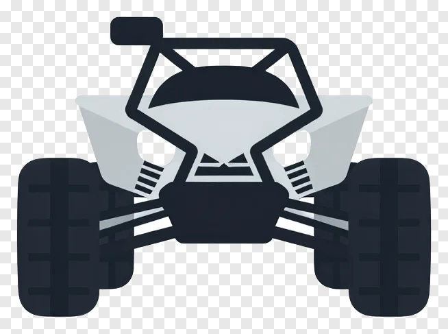 Stylized offroad dune buggy vehicle