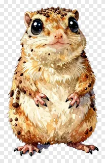 A chipmunk with seeds on its head and fur.