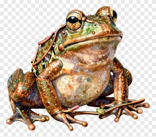 Frog sculpture in copper color wearing a bow.