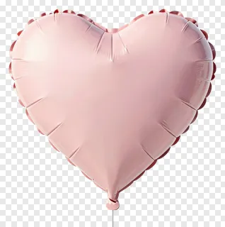 A rose gold heart-shaped foil balloon.