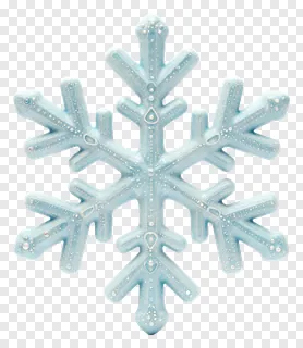 A light blue glittery snowflake ornament.