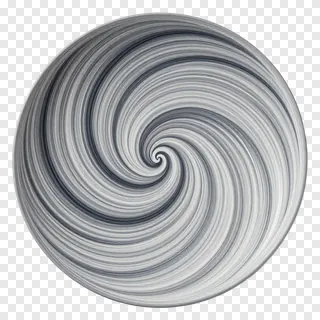 Circular monochrome gradient swirl pattern.