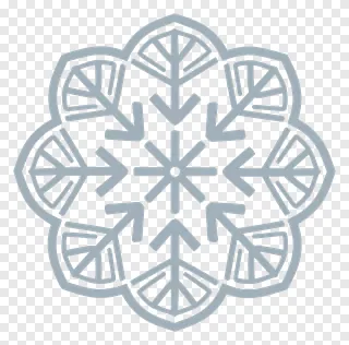 A decorative snowflake lace doily pattern.
