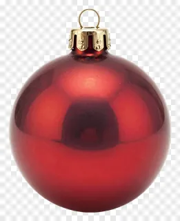 A red matte Christmas ornament with a gold cap.