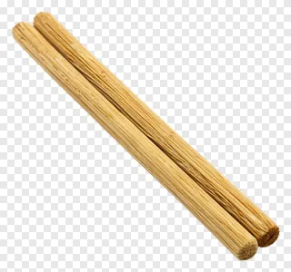 Two crossed wooden dandiya sticks with visible grain.