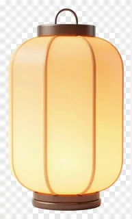 A glowing lantern emitting warm light.