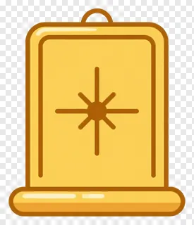 Golden alpona with a star pattern.