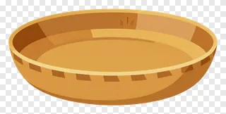 A golden Durga Puja thali with a raised rim.
