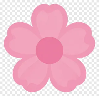 A pink flower with layered petals.