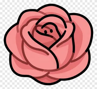 A pink rose with a subtle glow rim.