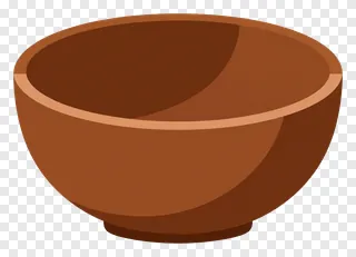 A brown ceramic bowl for UGADI Pachadi.