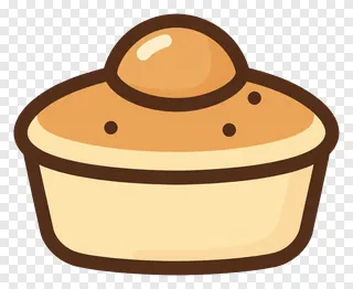 A cupcake with caramel topping and chocolate sprinkles.