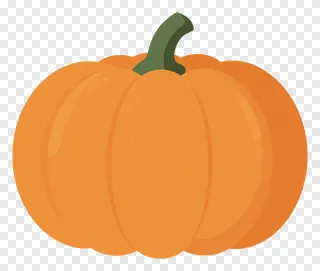 An orange pumpkin with a green stem.