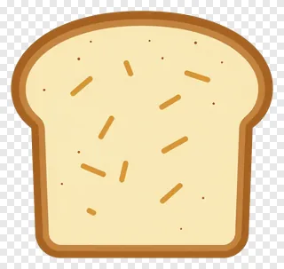 A slice of garlic bread with garlic specks.