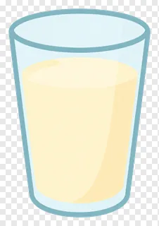 A glass containing a pale yellow beverage.