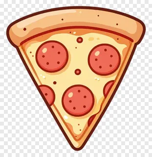 A slice of pepperoni pizza.