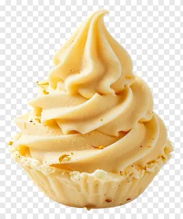 A saffron-infused kulfi dessert with a swirl pattern.