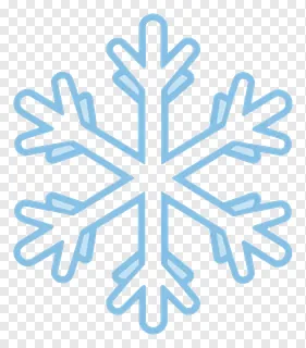 A light blue outlined snowflake icon.