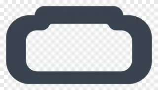 A battery icon with a white center and dark gray outline.
