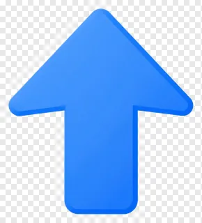 Blue arrow pointing upward.