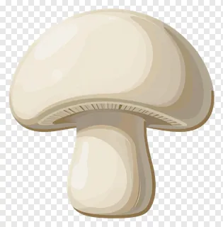 A ceramic-style mushroom tile illustration.