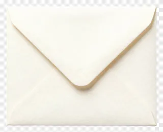 A cream-colored textured envelope with a folded flap.