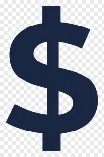 Dollar sign symbol for festival offer.