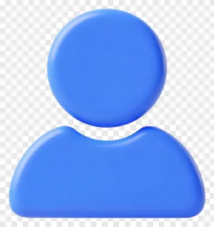 Abstract blue icon of a person for tech jobs.