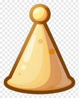 A golden party hat icon for festival use.