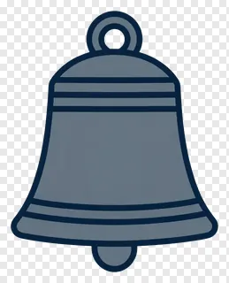 A plain gray temple bell icon.