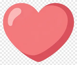 A pink heart-shaped balloon with gradient shading.