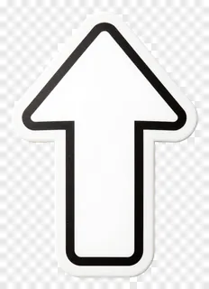 A simple upward arrow icon with black outline on white.
