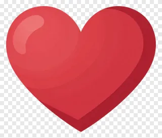 A solid red heart icon for Valentine's Day.