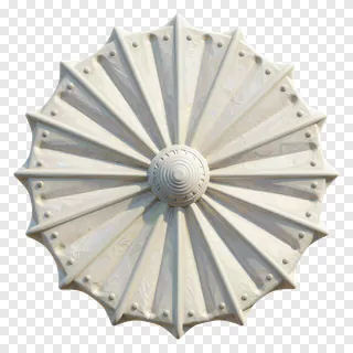 White marble Ashoka Chakra emblem.