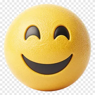 A yellow smiling face emoji with closed eyes.