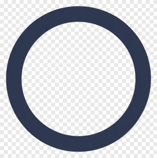 Dark blue circular interface element.