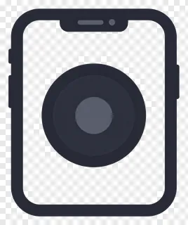 Smartphone back camera icon