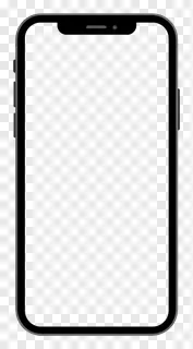 Front view of a smartphone mockup.