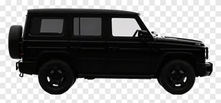 Black SUV vehicle silhouette outline