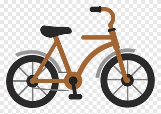 Illustration of a bicycle made from copper pipes.