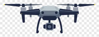 A modern quadcopter drone with four rotors.