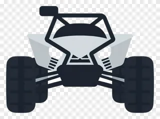 Stylized offroad dune buggy vehicle
